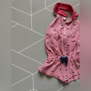 Ralph Lauren|Baby girl/toddler Striped Nautical sleeveless open back romper•••2T